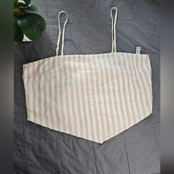 A New Day Pink and White Striped Top - Picture 2 of 5